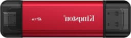 Draagbare SSD - Externe Opslag - Bestanden Overzetten - Dubbele USB-A/C Connector - 2TB - Rood/Zwart — thumbnail 1