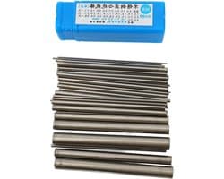 36-delige Ronde Stalen Stangenset voor Modelbouw, DIY Sieraden en Hobbymaterialen, Hoge Hardheid en Duurzaam