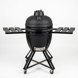 HEAT Premium Kamado Barbecue Fyregg 18 Inch - Keramische BBQ - Zwart - Houtskoolbarbecue — thumbnail 1
