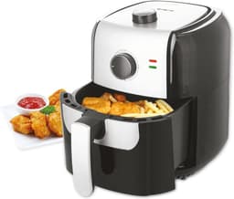 Heteluchtfriteuse - Airfryer Frituurpan - Gezond Bakken - Traploze Temperatuur - 55 Liter - Zwart — thumbnail 3