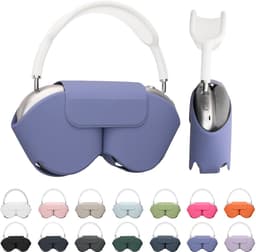 kwmobile cover voor over-ear koptelefoon - Compatibel met Apple AirPods Max / AirPods Max 2 - Van polyester - In lavendel — thumbnail 5