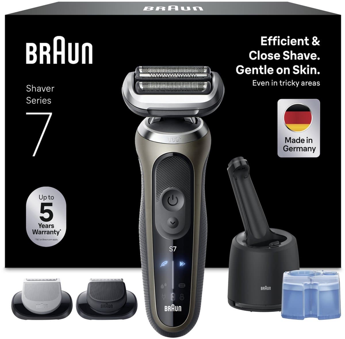 BRAUN 72-C7650cc Scheerapparaat Zwart — afbeelding 1