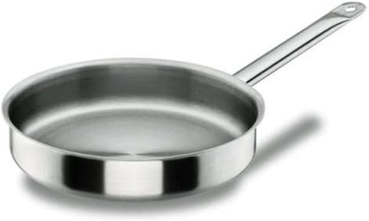 Paellapan - Koekenpan - Lekkere maaltijden - Premium kwaliteit - 24 cm - Zilver — afbeelding 1
