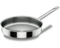 Paellapan - Koekenpan - Lekkere maaltijden - Premium kwaliteit - 24 cm - Zilver