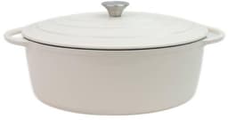 Nois Tierra Serie - Ovale Gietijzeren Pan - 34cm - 6,5L - Crème — thumbnail 4