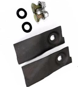 Grasmaaier Messen - Reserveonderdelen Gazon - Gazon Onderhoud - Hoge Hardheid Metaal - 125x45mm - Zwart — thumbnail 4