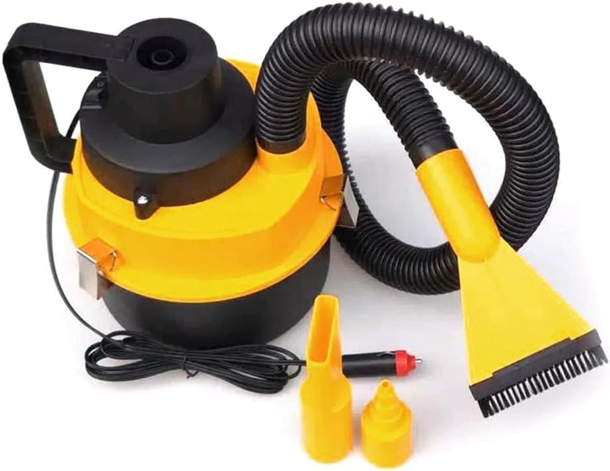 Autostofzuiger - Handstofzuiger - Auto Reinigen - 2300 PA Zuigkracht - 12 Volt - Geel — afbeelding 1