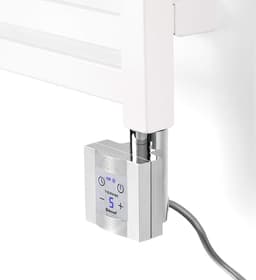 Verwarmingspatroon voor badkamerradiator met app-besturing - Elektrisch verwarmingselement voor handdoeken - 1000 Watt Chroom — thumbnail 3