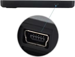Externe DVD-speler - Schijfstation - Muziek en foto's - Brede compatibiliteit - 146 cm breed - Zwart — thumbnail 4