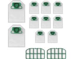 Accessoirepakket voor Vorwerk Kobold VK200 - Stofzuigerzak Vervanging FP200 [Set 10] Motorfilter Vervanging FL-M200 [Set 2]