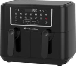 Airfryer Olievrije Friteuse CONTINENTAL EDISON - CERFRSH24002CB - 9 L - Dubbele manden - 2400W - Zwart — thumbnail 2