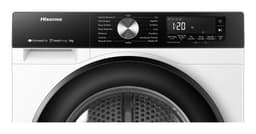 Hisense DH3S902BWCC - Condensdroger - 9 kg - Vrijstaand - Voorbelading - Warmtepomp - Wit - Draaiknop - TouchControl - 63 dB(A) - Ion Refresh - Allergy Care - Auto Dry — thumbnail 10
