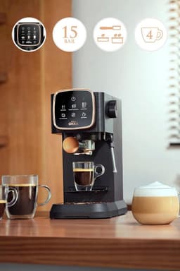 Halfautomatische espressomachine voor Espresso, Americano en Melkkoffie — thumbnail 3