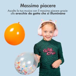 imoshion Kinder Koptelefoon Kattenoortjes - Bluetooth en Decibelbegrenzer - Draadloze Koptelefoon Kinderen — thumbnail 6