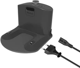 Kraftverdia - Oplaadstation – Oplaadstandaard accessoires compatibel met iRobot Roomba E5 E6 I1 I3 I4 I6 I7 I8 500 600 700 800 900 serie stofzuiger – Met netsnoer – Zwart — thumbnail 1