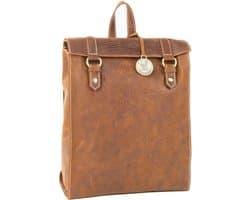 DE LAMASSU® Leren Laptop Rugzak 15.6 Inch – Slim Design Backpack Echt Leer – Lichtgewicht 1,4 KG – Unisex Werk, School & Dagelijks Gebruik