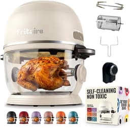 Heteluchtfriteuse - Airfryer - Gezond Frituren - Automatische Uitschakeling - 48 Liter - Wit — thumbnail 1