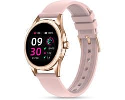 Glanzend Smartwatch voor Dames met Hartslagmeter en Stappenteller