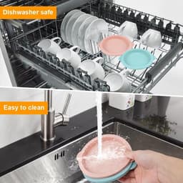 Luchtfriteuse Eivorm Siliconen Taartvormen - Airfryer Accessoires voor Gepocheerde Eieren - Muffinpannen voor Bakken - Broodjes Ei, Cupcakes, Pannenkoeken - Set van 6 stuks — thumbnail 5