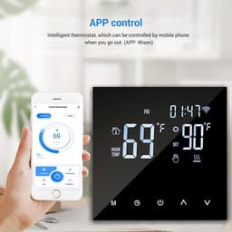 Slimme Wifi Draadloze Thermostaat met App Controle en Sensoren — thumbnail 3