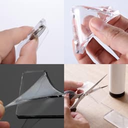 Allecto - Anti-Vibratie Pads - Geluidsreductie - Transparant - Wasmachine Mat - Antislip - Voor elke vloer - Set van 8 — thumbnail 3
