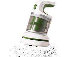 Tafelstofzuiger, oplaadbare mini-stofzuiger met Type-C-aansluiting - draadloze tafelstofzuiger met plat mondstuk en borstelopzetstuk | Geschikt voor toetsenbordstof, dierenhaar, papiersnippers en meer.