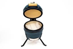 Compleet - Own Grill 13 inch kamado barbecue V2 blauw met heatdeflector — thumbnail 2