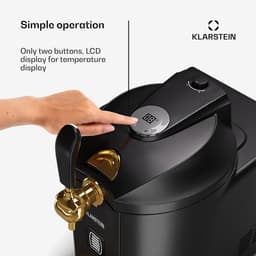 Professionele Bierkoeler met CO2 Systeem voor 5 Liter Fusten - Snel Koel en Instelbare Temperatuur — thumbnail 3