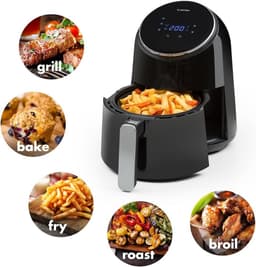 Heteluchtfriteuse met 2.5L Inhoud, Digitaal Display en 8 Programma's — thumbnail 4