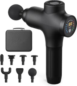SCH® Massage Gun Professioneel - Massage Gun - Zwart - 18cm x 7cm x 25 cm — thumbnail 1