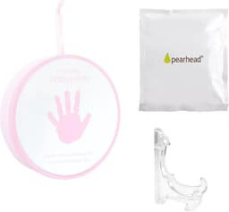 Mooie Roze Baby Afdruk Tin Set voor Hand- en Voetafdrukken — thumbnail 2