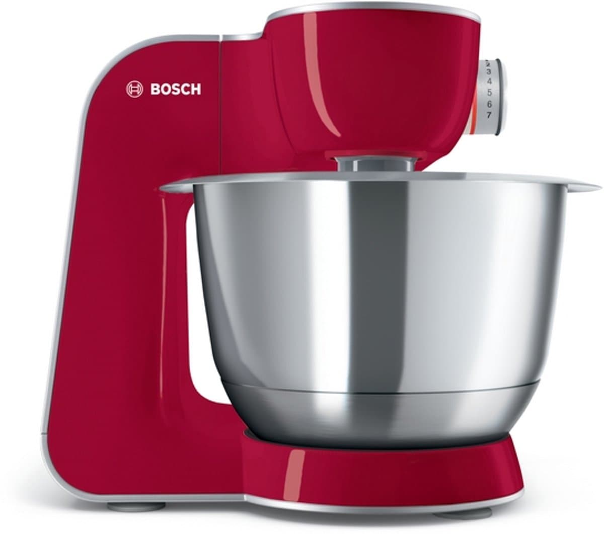 Serie 4 Keukenmachine MUM 5 1000 W Rood, Zilver MUM58710 — afbeelding 1