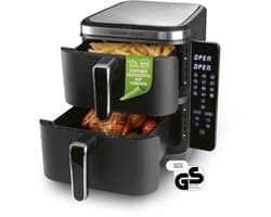 Vertikale heteluchtfriteuse 10L met 4 niveaus, Touchscreen en Ruimtebesparend Ontwerp