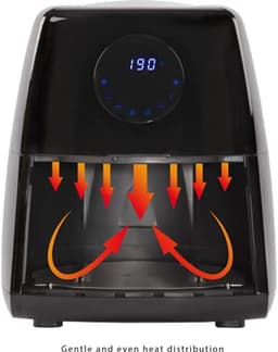 Hot air fryer 2.5 liter - 7 programma's - LED-display - 1500 W — thumbnail 4