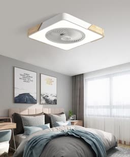 Moderne 36W LED Plafondventilator met Dimbare Verlichting en Afstandsbediening — thumbnail 5