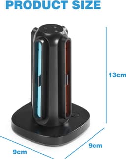 YONO Oplaadstation geschikt voor Nintendo Switch 2 Joy-Con - 4 Controllers - Oplader Dock - Quad Charger - Zwart — thumbnail 5