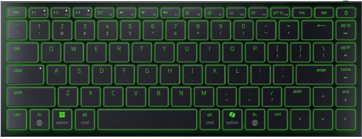 Razer Joro - Gaming Toetsenbord - Draadloos & Draagbaar - Qwerty - RGB — afbeelding 1