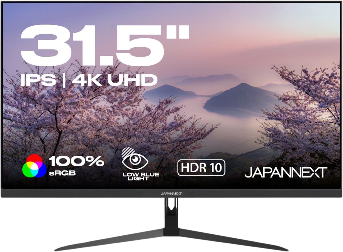 Bureaumonitor 31,5'' inch 4K UHD 60 Hz — afbeelding 1