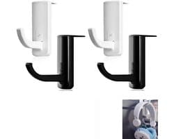 Hoofdtelefoonhouder met zelfklevende haak - Universele headsetstandaard (4 stuks)