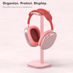 Hoofdtelefoonhouder voor Over-Ear Bluetooth Hoofdtelefoons en Gaming Headsets - Universele Koptelefoonstandaard met Verzwaarde Basis en Aluminium Buis — thumbnail 4