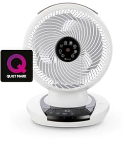 Draagbare Draadloze Ventilator met Nachtlampje - 14 Uur Batterijlevensduur, Koelventilator voor Slaapkamer en Desktop, Ultra-Stil en Energiezuinig — thumbnail 3