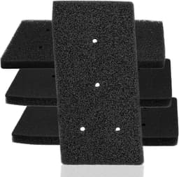 4 stuks filters voor wasdroger, filter gescht voor Bauknecht Privileg Whirlpool Hx 481010716911, 230 x 115 x 14 mm, compatibel met vervangingsfilters voor Whirlpool droger — thumbnail 2
