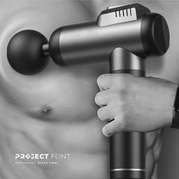 Diepte Weefsel Massagepistool met 30 Snelheden en 8 Massagekoppen — thumbnail 2