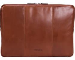 Leonhard Heyden Cambridge laptop sleeve M 15 inch - Cognac