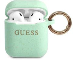 GUESS Silicone Case AirPods 1 / AirPods 2 - Groen