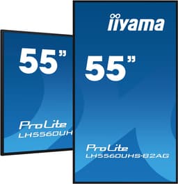 iiyama LH5560UHS-B2AG digitaal signage scherm, 138,7 cm (54.6") LED Wi-Fi 500 cd/m² 4K Ultra HD zwart, ingebouwde Android 11-processor, 24/7 — thumbnail 1