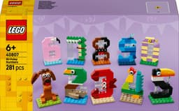 LEGO Icons - Verjaardagscijfers Constructiespeelgoed — thumbnail 1