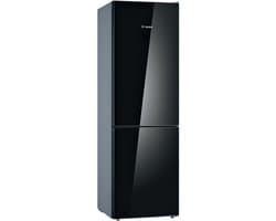 Bosch KGV36VBEAS - Serie 4 - Koelkast - Koel-vriescombinatie - VitaFresh: groente en fruit blijft langer vers in de speciale lade - Led verlichting -Zwart