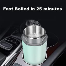 RFWR® Draagbare elektrische reisbeker voor auto - 350ml, 80W warmhoudfunctie — thumbnail 2