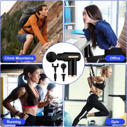 RFWR® Mini Massagepistool met 6 Snelheden en LCD-Scherm - Draagbaar en Stil voor Spierpijnverlichting — thumbnail 3